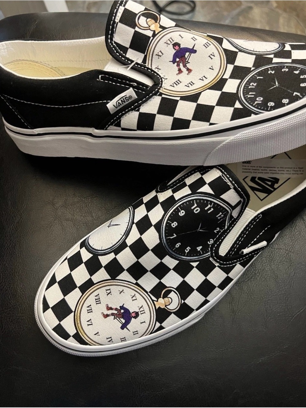 Karl Jacobs x Vans Slip-On Skate Shoe Men's 9.5 Time Traveler Tales - Picture 6 of 7